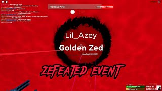 Zefeated Event Red amp Darknet  Roblox TBBF [upl. by Anilef]