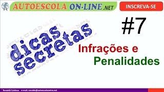 Infrações e Penalidades  Diferença entre Penalidade e Medida Administrativa [upl. by Inverson]