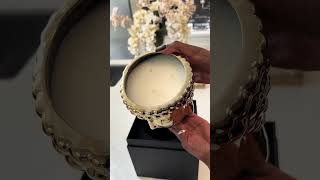 Luxury Home Decor amp Elegant Candle Reveal Candle LuxuryDecor [upl. by Rosenkranz]