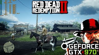 Red Dead Redemption 2 Framerate Test on GTX 970M  i7 4710HQ [upl. by Ariay601]