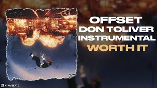 Offset amp Don Toliver  Worth It Instrumental [upl. by Filomena]