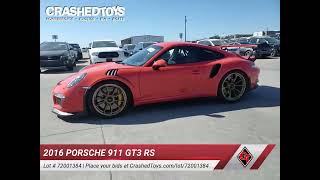 2016 PORSCHE 911 GT3 RS [upl. by Brigid]