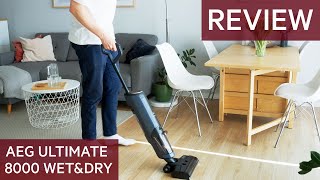 AEG Ultimate 8000 WetampDry AkkuStaubsauger Review  ETM Testsieger [upl. by Eirb]