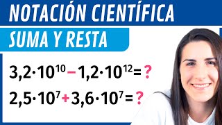 NOTACIÓN CIENTÍFICA 🟦 Suma y Resta [upl. by Thirion]