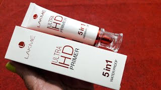 Lakme Ultra HD Makeup Primer Review How To Use Makeup Primer  Price  Benefits Of Lakme Makeup [upl. by Ahgiel]