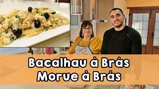 Recette de Bacalhau à Brás  Morue à Brás de Maria Rosa et Rodolphe Ro et Cut [upl. by Floris]