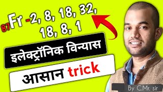 2 8 18 32 electronic configuration trick kaksha ke rup me electronic vinyas [upl. by Adali635]