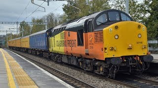 Legend Driver Colas Rail 37116 Derby RTC  Reading Triangle Sidings 301018 [upl. by Sonni642]