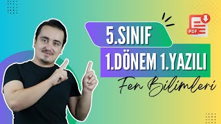 5SINIF FEN BİLİMLERİ 1DÖNEM 1YAZILI AÇIK UÇLU [upl. by Demodena]