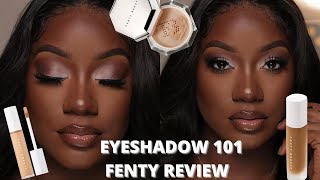 SIMPLE MAKEUP  EYE MAKEUP TUTORIAL 2021  FENTY BEAUTY REVIEW [upl. by Schofield287]