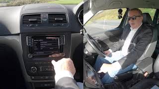 How to Set The Sat Nav on the Amundsen Audio System in a 2017 SKODA Yeti [upl. by Onaicul]