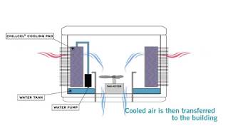 Breezair How Evaporative cooling works [upl. by Crudden829]