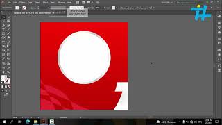 Membuat Twibbon HUT RI 77  Adobe Illustrator Tutorial [upl. by Towne]