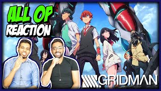 SSSS GRIDMAN OPENING AND ENDING REACTION [upl. by Suirtimed368]