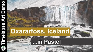 Oxararfoss in Pastel Timelapse [upl. by Schaab]