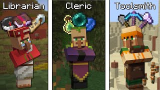 All Minecraft Villagers And Their Trades [upl. by Ailegave]