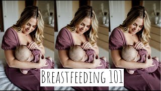 Breastfeeding Basics  Latching Nursing Bras  More [upl. by Eibor26]