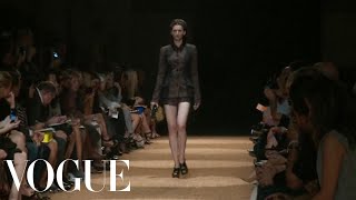 Proenza Schouler Ready to Wear Spring 2012 Vogue Fashion Week Runway Show [upl. by Vere]