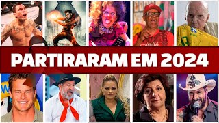 Famosos Que Morreram em 2024 • Ator Atriz Cantores Apresentadores Vídeo Musical [upl. by Sergio]