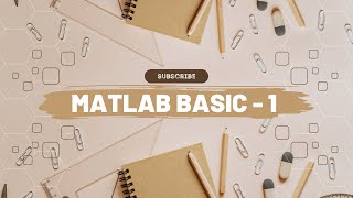 MATLAB for Beginners1 [upl. by Etnoled561]