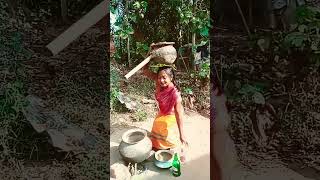 Adivasi Nari shortvideo short viral villagelifestyle short [upl. by Uzzial]