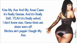 Nicki Minaj  Dance Ass Verse Lyrics Video [upl. by Julius809]