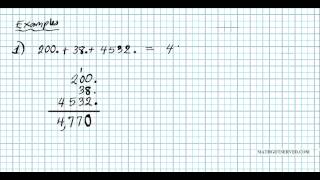 Accuplacer Lesson 1 1 Operations on Whole Numbers and Decimals Sum and Difference [upl. by Ahseki]