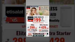 Home labour camps and shops wifi connection Etisalat best internet service provider wireless plan [upl. by Stephie]