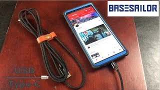 Basesailor USB Type C Charge Cable Review [upl. by Eidarb835]