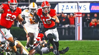 Carson Beck leads No 12 Georgia in dominant victory vs No 7 Tennessee [upl. by Bright]