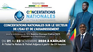 Kaolack  Suivez les concertations nationales sur leau et lassainissement [upl. by Hamilton]