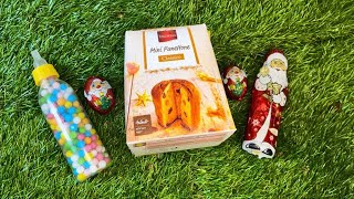 ASMR Sweet Christmas Lindt Chocolate Candy and Mini Panettonequot [upl. by Cope]