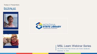 MSL Learn Webinar Series  Hot Off the Press New Director and Trustee Handbooks [upl. by Gnuy]