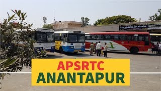 APSRTC Bus Station Anantapur Andhra Pradesh [upl. by Chemaram47]