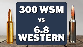 300 WSM vs 68 Western  Cartridge Comparison  Season 3 Episode 15 [upl. by Datnow]