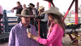 Tucson Rodeo 2014 Performance 2 Bull Riding Winner  Shawn Proctor [upl. by Cranford]