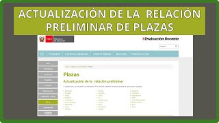 ACTUALIZACIÓN DE LA RELACIÓN PRELIMINAR DE PLAZAS DOCENTES 2024 nombramientodocente docentes [upl. by Ahsehat]