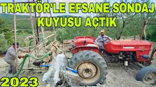 54 C TRAKTÖR İLE 22 METRE SONDAJ KUYUSU AÇTIKEFSANE MAKİNA GÖREVİ TAMAMLADI [upl. by Dnarud]