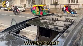 PANORAMIC SUNROOF INSTALLATION IN XUV 500  SUNROOFSHOP [upl. by Santini]