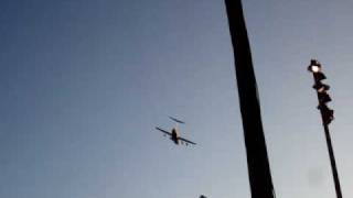 Air Force C17 Flyover at Angels Home Opener [upl. by Nedyrb]