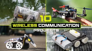 Top 10 Electronics Wireless Communication Projects Ideas 2024 [upl. by Aisauqal]