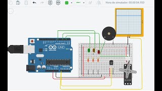 Sistema sensor de temperatura con Arduino Uno y TMP36 uso de sensores y actuadores en TinkerCad [upl. by Nadia]