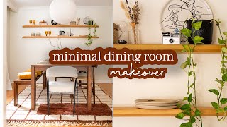 Mid Century ModernScandi Style Dining Room Makeover [upl. by Ciredec972]