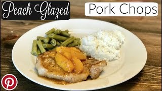 Peach Glazed Pork Chops  RecipesTested [upl. by Akcirred]