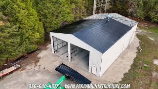 Custom Metal Garages Carports LeanTo Barns and Commercial Buildings by Paramount Structures [upl. by Sid]