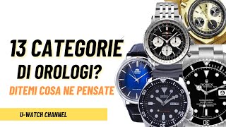 13 categorie di orologi [upl. by Racklin702]