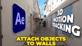 Attach Objects to Walls and Ground in After Effects  After Effects Tutorial [upl. by Robers]