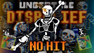 NO HIT Disbelief Papyrus Fight Phases 14 IN ONE RUN [upl. by Hcir]