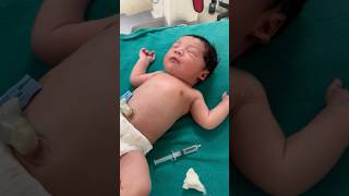 Newborn Catheterisation And Blood Sample Collection 👶 hospitallife newbornbaby icu sickbaby [upl. by Ecerahs]