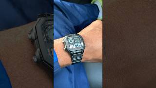 Casio Royale AE1200WH 🗺️⌚️ casio black watch royale ninja casinoroyale [upl. by Drud]